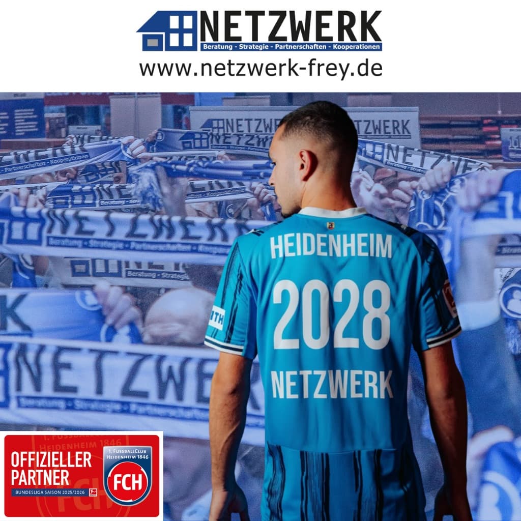 NETZWERK-Kooperation mit FC Heidenheim bis 2028