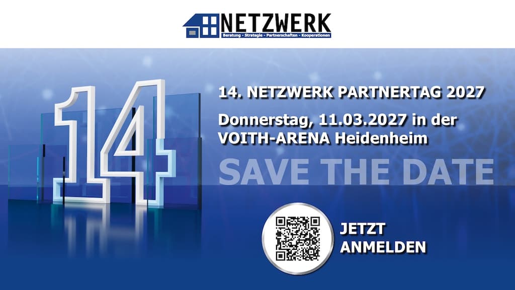 14. NETZWERK PARTNERTAG 2027: Einladung & Anmeldung